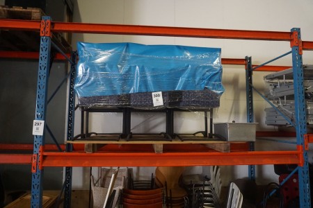 Contents on pallet rack of various chairs