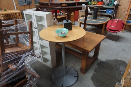 2 pcs. Dining tables and 1 pc. Coffee table, etc.