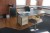Office table incl. office chair, bookcase & 2 pcs. drawer cassette + 2 pcs. chairs