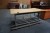 Electric raising lowering table + chest of drawers & chairs