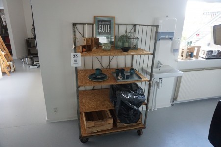Metal cage with contents