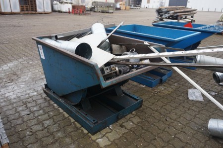 Vippecontainer uden indhold