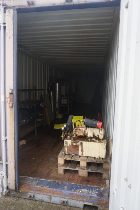 40-foot container with contents