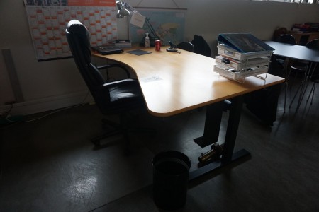 Raise/lower table incl. office chair etc