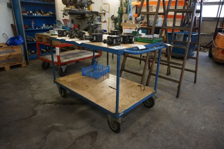Work table on wheels, without contents