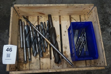 pallet with various drills