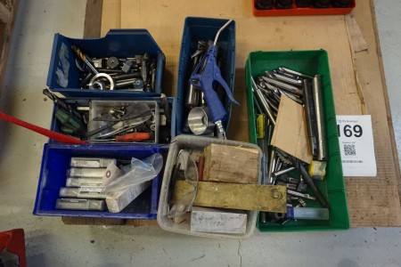 5 boxes with various end mills etc.