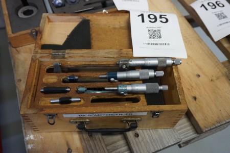 3 pieces. micrometer screws