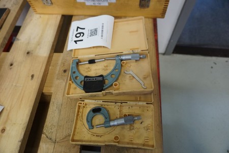 2 pcs. Micrometer screws