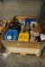 Various oils, sprays, cleaning articles, etc. in pallet